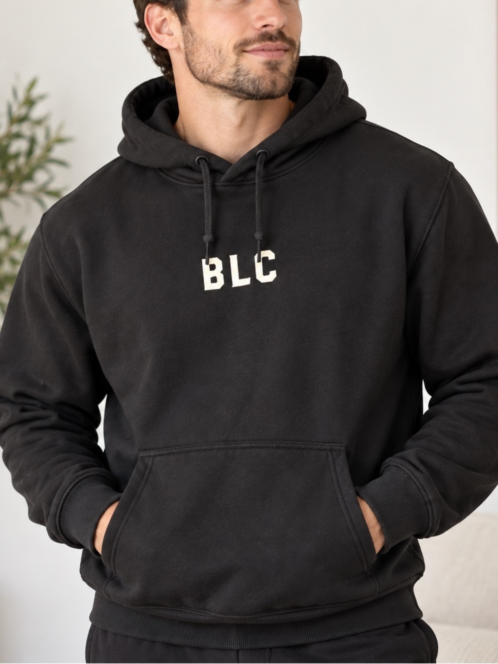 Chris Bumstead CBUM Men’s Black BLC Pullover Hoodie Size Small